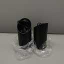 SUNVIE 2 Pack Up Lights Indoor Floor Can Light Uplighting Indoor Spotlight with 2700K GU10 Bulb Accent Lighting Floor Uplighting for Home Plant Picture, UL Listed 5.9 FT Plug Cord & Foot Switch (Black)