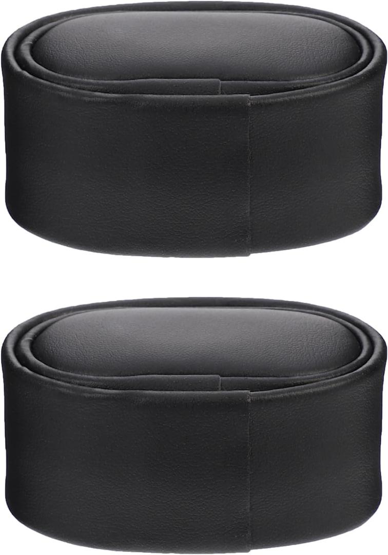 2Pcs Small Watch Pillow Men Watches Leather Watch Holder Watch Pillows Automotive Parts Auto Mechanical Watch Case Pillow Man Automatic Hair tie Holder Sponge