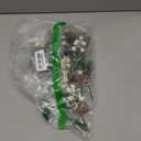 MEMOVAN Artificial Christmas Picks 8 Pack, White Christmas Berries Stems Pine Branches Cones Holly Spray/Winter Holiday Floral Pick for Xmas Decor Wreath, Garland, Crafts, Xmas Tree, Gift Wrap