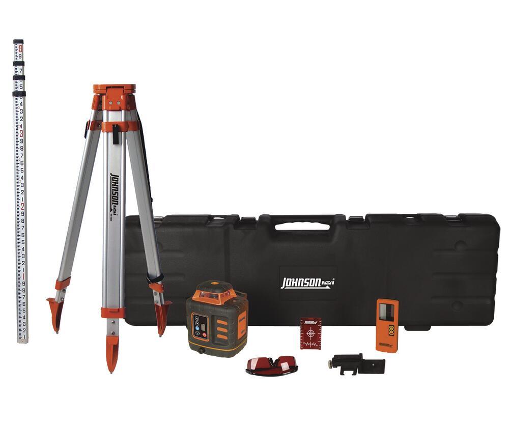 Johnson Level® Self-Leveling Rotary Laser Level System