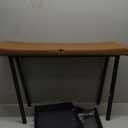 YATINEY Shoe Bench, 3-Tier Shoe Rack, Entryway Bench with Storage and Cushion, for Hallway, Foyer, Bedroom, Brown and Black HX02BV