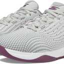 Skechers Women's Viper Court Reload Hands Free Slip-ins Sneaker (7.5, Gray/Purple)