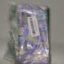 for Galaxy S25 Plus 5G Case,3 in 1 Oil Painting Flower Pattern Heavy Duty Protection Silicone Rubber Bumper+Hard Plastic Protective Cover for Samsung Galaxy S25 Plus,Purple/Yellow