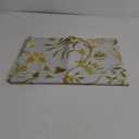 Rectangle Flower Table Cloth, Waterproof Vinyl Tablecloth, Table Linens, Plastic Tablecloths for Dinner, Kitchen and Parties, 60"x 84" (Green Leaf)