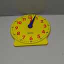 Learning Resources Big Time Learning Clock - Teacher Classroom Must Haves, Elementary School & Montessori Activities, Math Manipulatives, Time Flash Cards, Gifts for Boys and Girls (13-1/4 in)