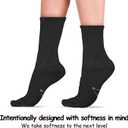 World's Softest Classic Crew Socks - Ultra Soft Socks for Women and Men - 3 Pack