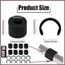 24 Packs Rubber from Moving Retaining Clip Rings Rubber Roller Replacements Sets Compatible with Cricut Maker/Maker 3 Only Roller Resolution for Cricut Maker Complete Repair Tools