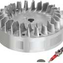 YOXUFA Aluminum Flywheel 10krpm for Non hemi Predator 212cc 224cc 196cc 200cc 208cc Coleman CT200U BT200X Massimo Warrior MB200 GX160 GX200 6.5hp Clone Engine Powersports Mini Bike Parts