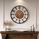 Metal wall Clock (ClockDesign 3, 13 x 13 inches)