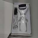 Electric Foot File Callus Remover – 3-Speed Foot Scrubber Electric (1800/2200/2800 RPM), Dry Skin Remover for Feet – 2 Replacement Rollers 80 & 60 Grit, 360° Precision Control & Easy-to-Clean Design