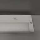 LED Under Cabinet Lighting Hardwired or Plug in, 32 Inch 16W, Dimmable 5 Color 2700K/3000K/3500K/4000K/5000K, Linkable Eyes Care Design Counter Lights for Kitchen, Sink, ETL Listed, White