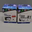 REMANUFACTURED INKJET CARTRIDGES, Epson T252XL, BLACK INK ONLY, Two Packs