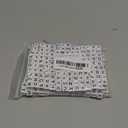 300Pcs White Large Square Letter Beads Acrylic 10x10mm A-Z Big Cube Alphabet Beads for Jewelry Making Friendship Bracelets