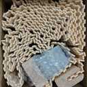 LazBlinds No Tools No Drill Cordless Bamboo Roman Shades, Privacy Window Treatment, Roll Up Bamboo Blinds for Windows 28'' W x 64'' H, Natural