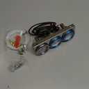 252mm 3 in 1 Triple Gauge kit Volt Meter Water Temp Temperature Gauge Oil Press Pressure Gauge