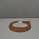 COLLECTIVE HOME - 12" Metal Letters for Wall Decor, Corrugated Rusty Letters, Rustic Hanging Wall Decor, Monogram Hanging Farmhouse Decor, Alphabet Signs for Office Bedroom Living Room Kitchen (C)