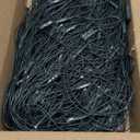 WBao Solar Christmas Lights Outdoor 360LED 11.5ft x 6.9ft Christmas Net Lights with Remote, 8 Lighting Modes, Timer, Waterproof for Lawn, Bushes, Shrubs, Trees Outdoor Xmas Decorations, Multicolor