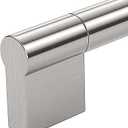 Richelieu BP527288195 Avellino Collection Brushed Nickel Cabinet Handle 11 3/8 inch (288 mm) Center to Center Cabinet Bar Pull, Modern Drawer Pull for Kitchen, Bathroom, and Dresser, 1 Pack
