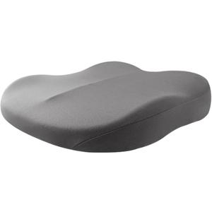 Desk Chair Cushion, Adult Car Booster Seat for Driver, Non-Slip Memory Foam Seat Pad to Raise Height 3.9in for Short People Driving, Washable, 17.7x17.7in,Grey