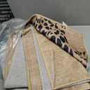 OJIA Leopard Print 5x7 Rugs for Living Room, Soft Ultra-Thin Washable Area Rugs for Bedroom Non-Slip Neutral Rug Non-Shedding Indoor Carpet Kids Rugs for Playroom Nursery Girls Boys Dorm Classroom (Natural)