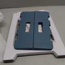 Foldable Bath Shower Safety Chair Seat Blue, Foldable and Anti-Slip Bench Bathtub Stool for Elderly or Seniors (Foldable ShowerChair 15.7" H Blue Seat Size 12.4" x 8.3)