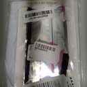 Pink Black Foil Fringe Curtains Birthday Decorations, 2 Pack 3.2x6.6ft Mouse Color Tinsel Streamers Backdrop Baby Shower Cartoon Mouse Birthday Party Decorations Supplies