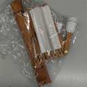 PEAUARL Plug in Mounted Wall Sconce, Swing Arm Wall Lamp for Bedroom, Living Room, Bedside Reading Light Fixtures with On/Off Switch ,E26 Bulb Excluded (Brown)