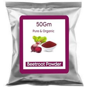 KP Beetroot Powder Best for Skin, Hair & Health | Superfood | 100% Natural| Free from Preservaties & Artificial Color | Rich in antioxidants, Dietary Fiber, Calcium, Iron -