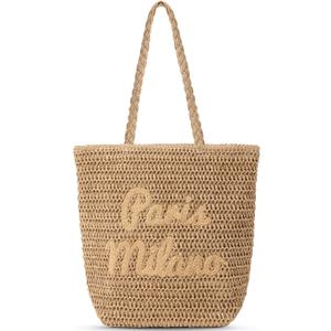 Beach Bags for Women - Large Straw Bag Woven Beach Tote, Summer Handmade Shoulder Handbag