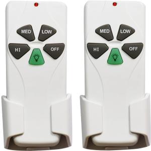 Replacement of Hampton Bay and Harbor Breeze FAN-53T, FAN0TT53 FAN-35T, L3HFAN35T, L3HFAN35T1, Fan-HD5, FAN-11T, KUJCE9103, Remote Only, 2 Pack