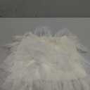 LYSMuch 12M-4T Baby Girl Tulle Skirt Toddler Tutu Skirt Six-Layer Birthday Outfit (18-24 Months, Beige)