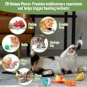 Fashion's Talk Cat Toys Variety Pack for Kitty 20 Pieces