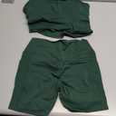 SUUKSESS Women Sexy Workout Sets Padded Sports Bra High Waisted Shorts Outfits (Medium, 06 Dark Green)