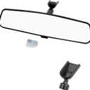 10.6'' Rear View Mirror, Compatible with Jeep Wrangler Nissan Rogue Altima Toyota Corolla Camry Tacoma Kia Optima Soul Sorento Ford F150 Focus Honda Civic Accord And More Interior Rearview Mirror