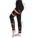 Medical Compression Pantyhose for Women & Men, 20-30mmHg Graduated Support Compression Tights Footless Medical Compression Stockings & Leggings for Edema, Varicose Veins, Swelling (Black,L)