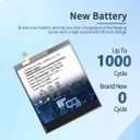Battery for Samsung Galaxy S21 Ultra, [6000mAh] Upgraded 2024 New 0 Cycle EB-BG998ABY Battery Replacement for Samsung Galaxy S21 Ultra 5G SM-G998B/DS SM-G998U with Replacement Tool Kits