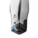 Andis 12660 Professional Master Corded/Cordless Hair Trimmer, Adjustable Carbon Steel Blade Hair Clipper for Close Cutting, Silver