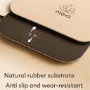 Yoga Mat Extra Long Non-Slip PU & Natural Rubber, 4.5mm Thick, Eco-Friendly Yoga Mat for Hot Yoga, Pilates & Home Workout