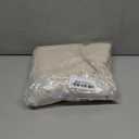 LAMIT 54 Inch Semi Sheer Window Linen Curtains, Light Filtering Panels Back Tab and Rod Pocket Neutral Drapes for Bedroom/Living Room, Cream, 2 Panels, 34 x 54 Inch