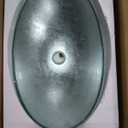 Bathroom vessel sink, Artistic Tempered Glass Oval Vessel Sink Above Counter with Chrome Faucet and Pop-up Drain Combo, Silver