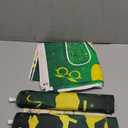 Green & Gold Graduation Decorations - Congrats Grad Banner & 'You Did It' Door Cover for High School & College Graduation Parties