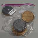 4 Pack Mason Jar Lids Wide Mouth Canning Jar Acacia Wood Jars Tops with Wooden Lid for Mason Jar Storage Accessories Silicone Glass Cover Reusable Can Lid Large Mouth Jars Lids