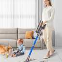 Cordless Vacuum Cleaner - 45Kpa 550W 60Mins Wireless Vacuum for Home, LED Touch Screen, Anti-tangle, Rechargeable for Pet Hair, Carpet, Hardwood Floor