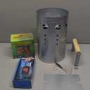 homenote Rapid Charcoal Chimney Starter Set Fireplace Accessories Lighter Cubes BBQ Heat Resistant Gloves Blower BBQ Tools11.5" x 7" x 7"