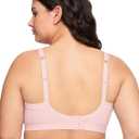 Warners Easy Does It Underarm-Smoothing with Seamless Stretch Wireless Lightly Lined Comfort Bra (Pink)