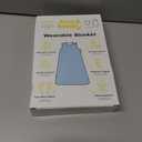 0.5 TOG Rayon from Bamboo Sleep Sack, 2-Way Zipper Dual Layers Baby Wearable Blanket for Infant/Toddler, Shower Gift (Pastel Blue)