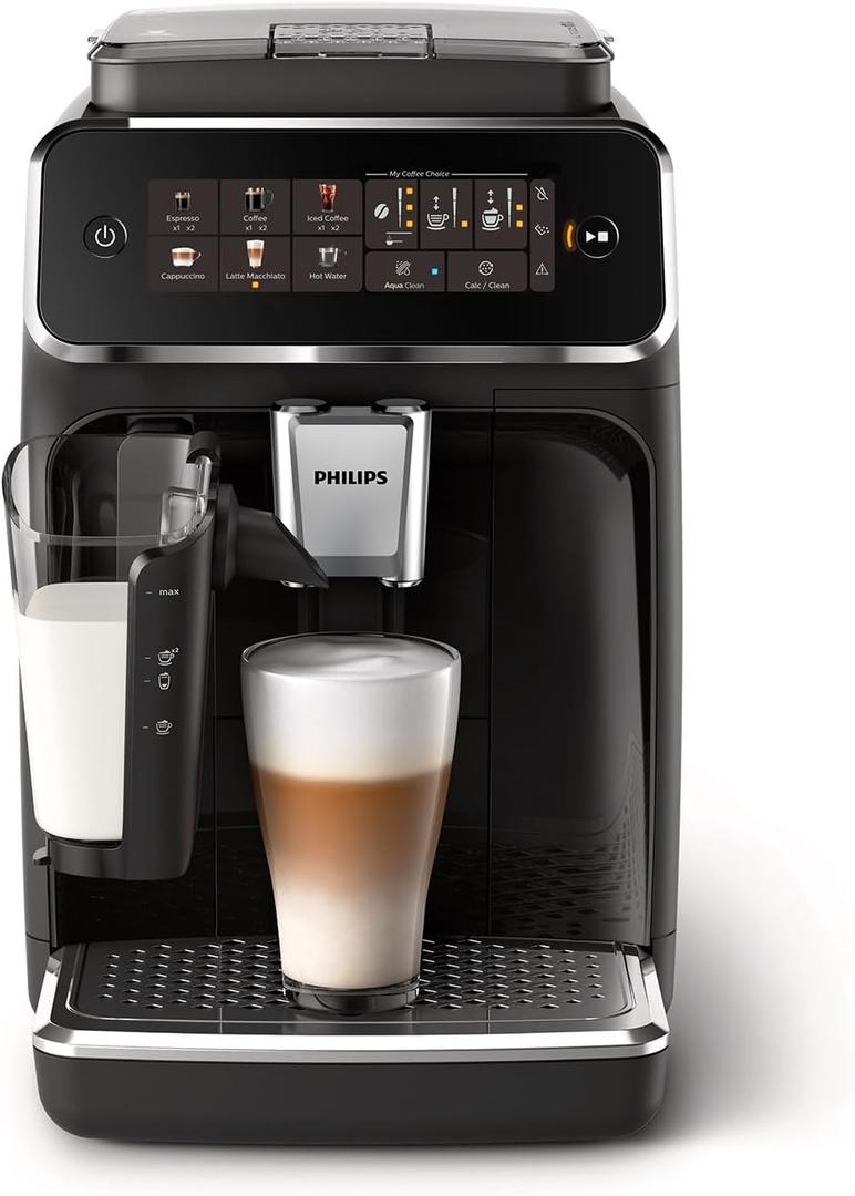 PHILIPS Series 3300 Fully Automatic Espresso Machine,Gloss Black