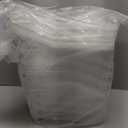 Sunnyray 4 Pcs Rice Storage Container 28 lb Airtight Flour Container with Wheels Measuring Cup Clear Pet Food Cube Dog Birds Cat Food Bin Grain Cereal Organizer Box for Dry Baking Supplies(White Lid)