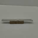 Silver Curtain Rods 28 to 48 Inches(2.3-4 Feet),5/8 inch Splicing Drapery Rods, Small Curtain Rods Set, Size: 18''-45'', Silver