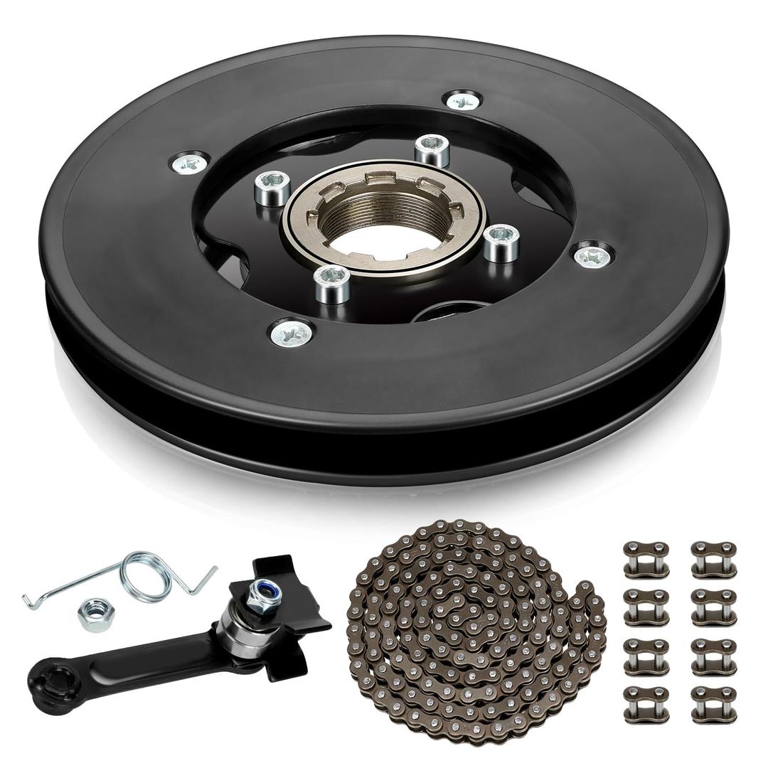 HIAORS Rear Sprocket Freewheel Chain Plate Guide Assembly Replacement for Razor MX500 MX650 RSF350 SX500 Dirt Bike Kids Electric Motocross Motorcycle Parts with 25H Chain Tensioner Link